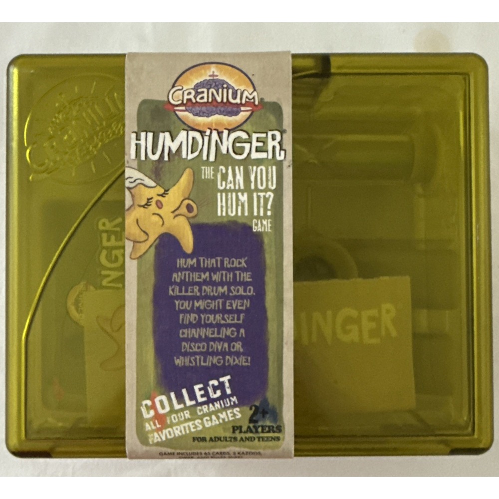 Cranium Humdinger The Can You‎ Hum it Game NOS Brand New Sealed Packaging